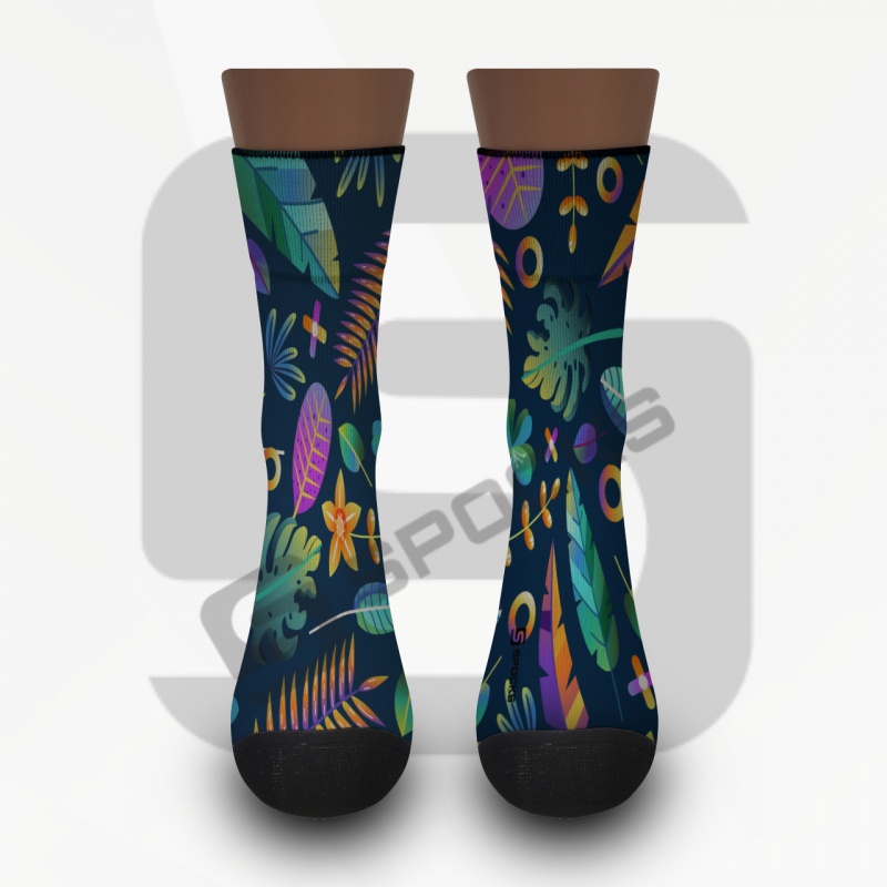 Zimske športne nogavice Tropical Leafs